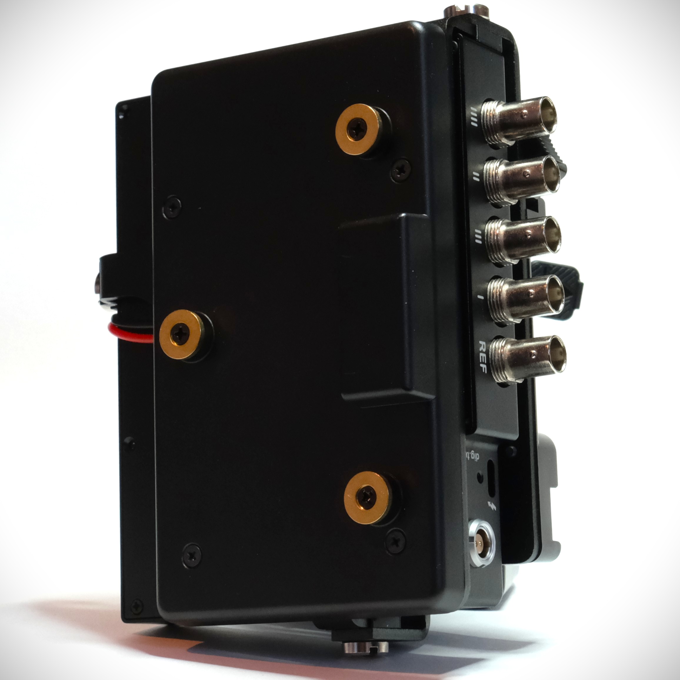 Gold Mount Power Bracket for Decklink Duo Enclosure - Image 3