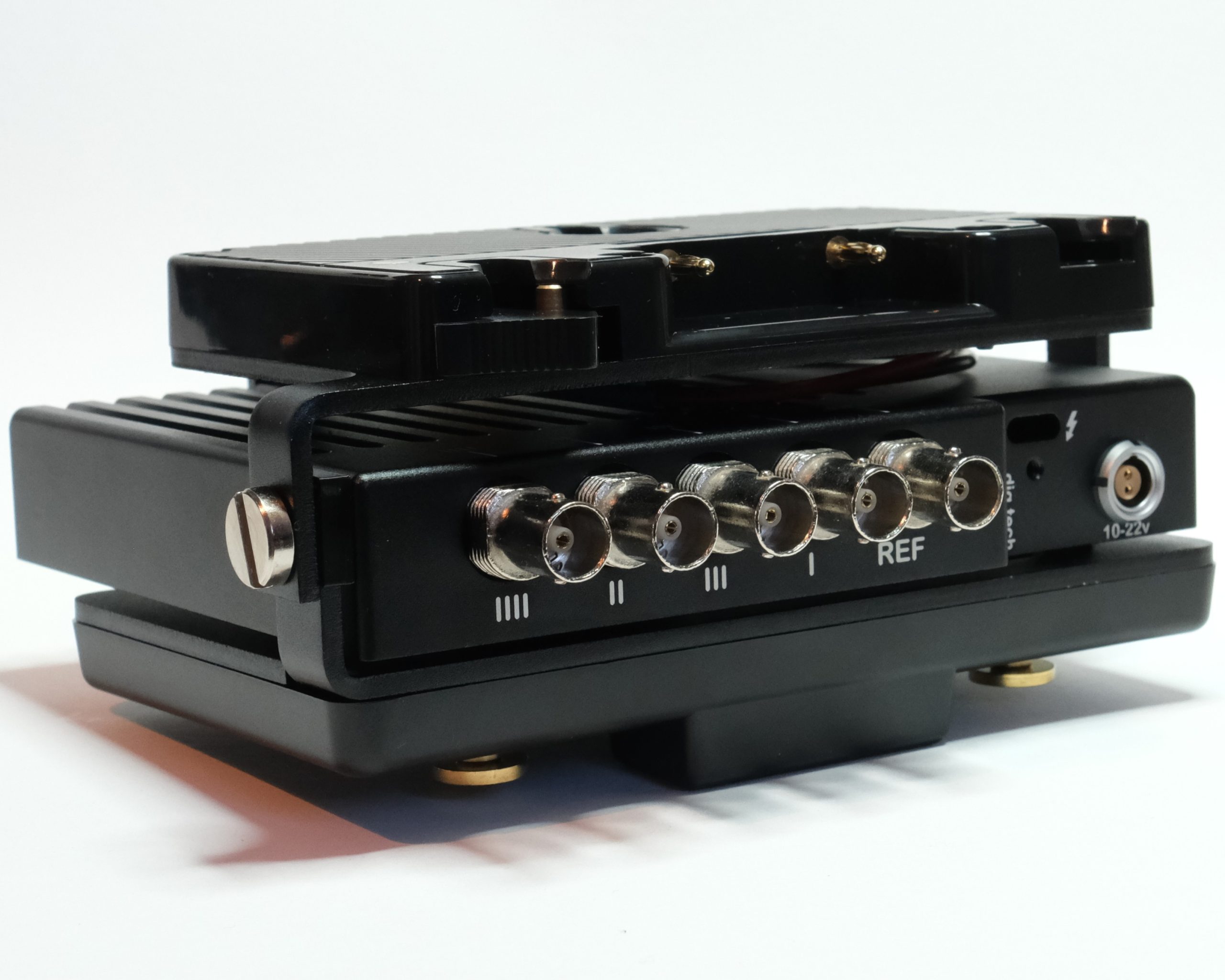 Gold Mount Power Bracket for Decklink Duo Enclosure - Image 2